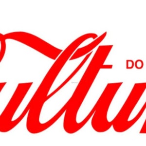 以下が含まれることがあります： 「culture」と大文字で「Do it for the culture」というスローガンが書かれた、赤いコカ・コーラ風のスクリプトフォント。