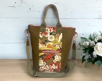 Bolso de ante, Bolso Tote, Hecho a mano, Bolsa moda, Bolsos originales, Para regalar, Regalo cumpleaños