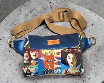 Haralson fanny pack, Crossbody bag, Gift for her, Handmade, original bags, Mother's Day