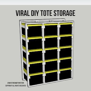 VIRAL DIY Tote Storage