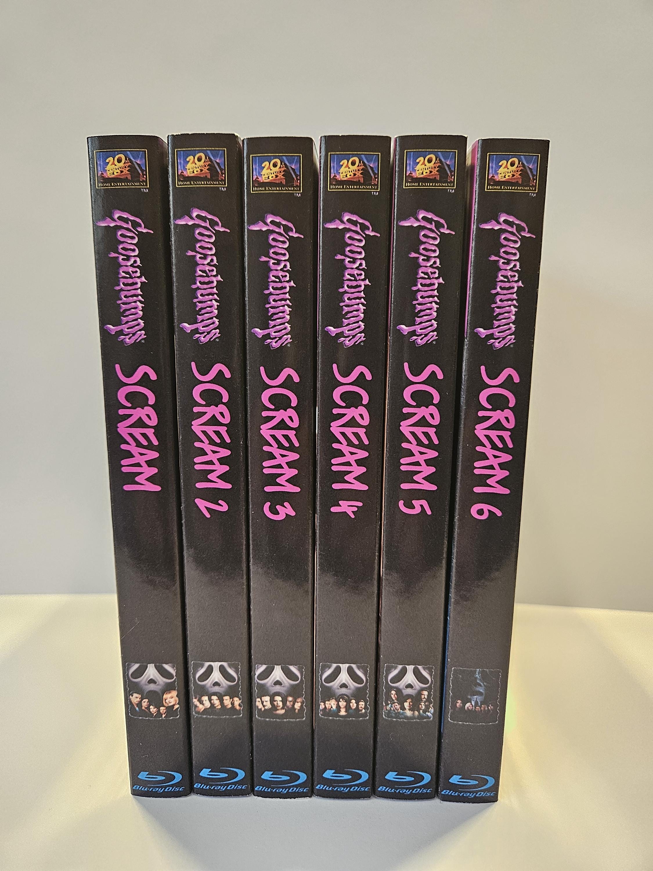Scream 1-6 Goosbumps Variant Custom Blu Ray - Etsy Scream 1-6 Goosbumps Variant Custom Blu Ray - Etsy