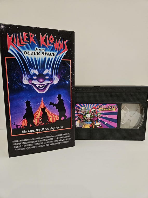 Killer Clowns From Outer Space Vhs