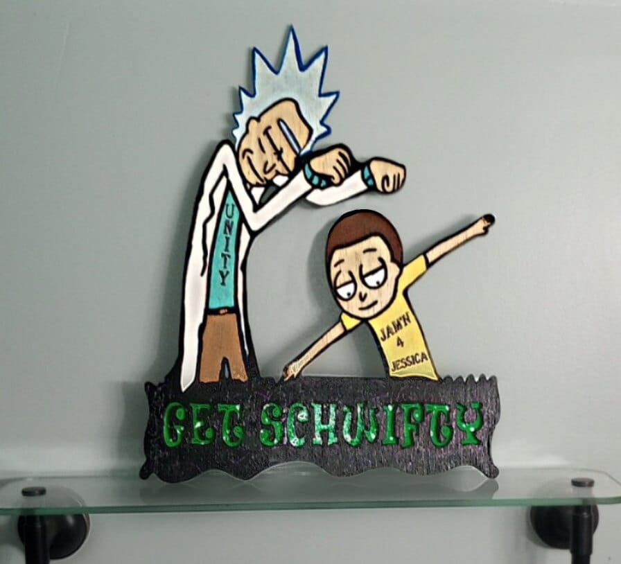 Rick and Morty Sign