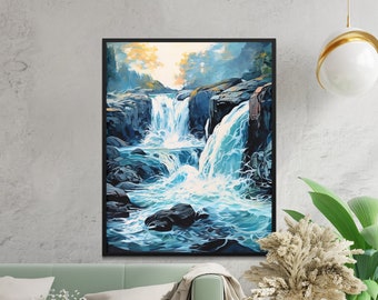 landscape wall art, home decorator items, scenery wall art