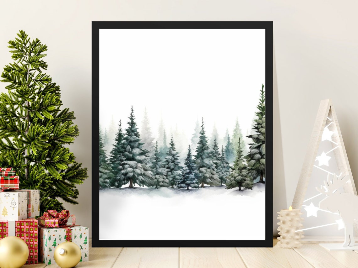 Christmas Wall Art for Christmas Decor and Decorating Etsy