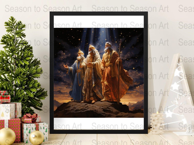 Christmas Print. Christmas Wall Art. Christmas Decor. Religious