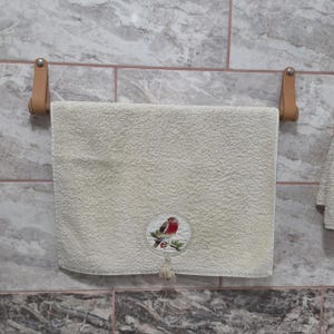 Kit de porte-serviettes suspendus en cuir - Porte-serviettes pour salle de bain, cuisine et salle de lavage