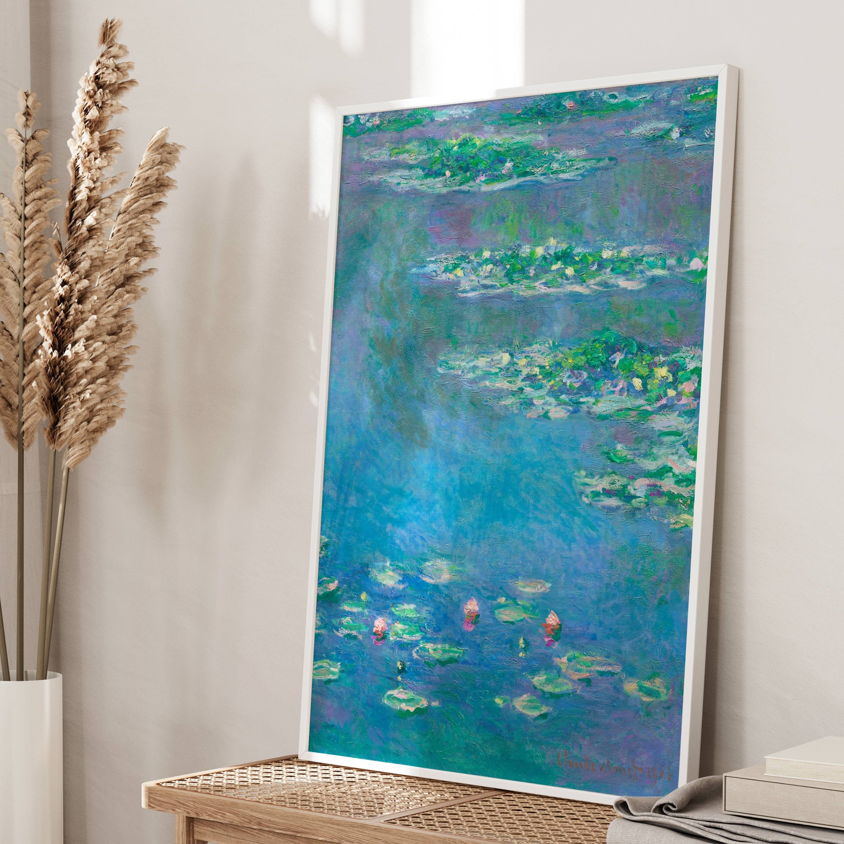 Claude Monet Wall Art Monet Water Lilies Print Monet - Etsy