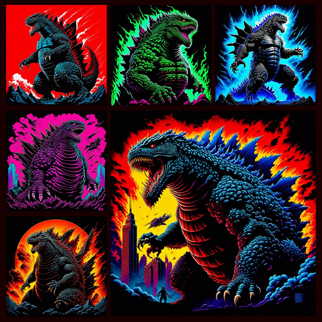 24 Powerfull Godzilla Clip Art Collection , Spooky and Creative Touch ...