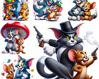Tom & Jerry Digital Download Pack PNG , Tom and Jerry Image