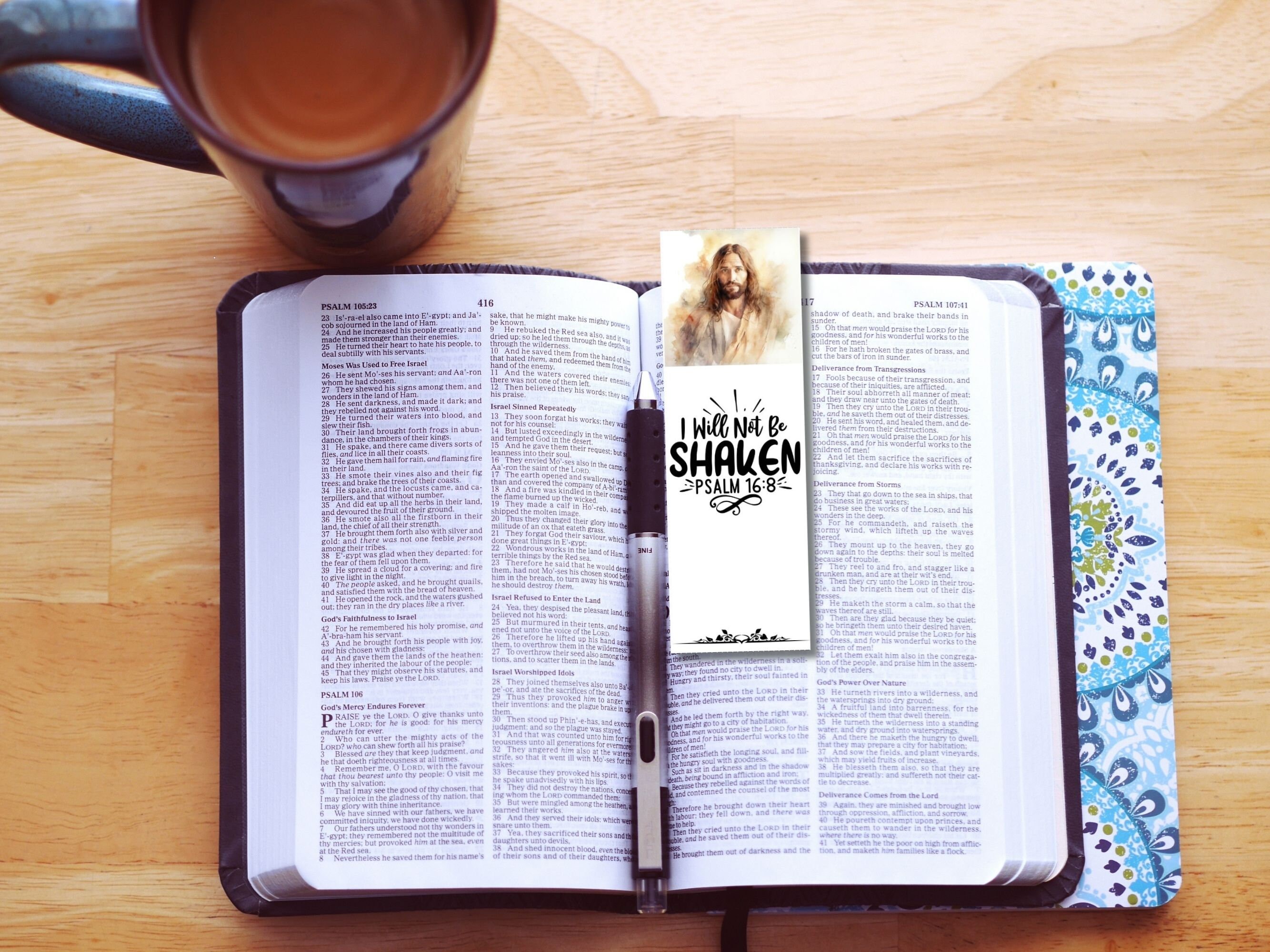 Jesus Christ Portrait Bookmarks, Printable Bible Verse Bookmark ...