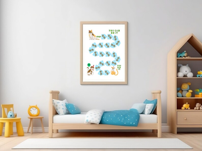 Printable Cats Reward Chart PDF, Cats Behavior Chart, Daily Chore Chart ...