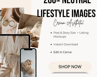 Neutral Stock Images Bundle | 200 + / Blogger / Direct Sellers / Wellness Brands