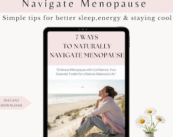 Menopause Made Simple Guide for Women Over 50 | Natural Wellness Tips, Symptom Checklist, Recipes & Everyday Support eBook