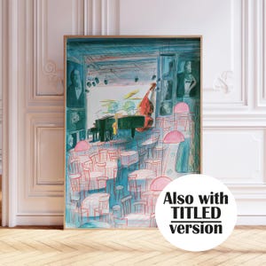 January 20 1986 Magazine Cover Print , Blue Trendy Poster, Magazine Cover Poster, Printable Wall Art