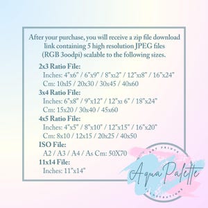a pink and blue background with a white frame