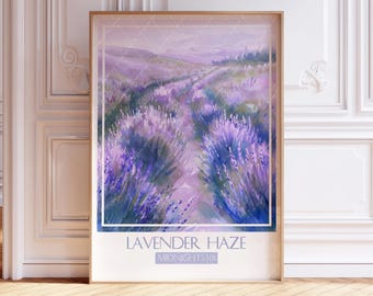 Lavender Haze Song Poster Watercolor Wall Art Subtle Song Print Watercolor Painting Soft Pastel Tones Gift For MusicFans