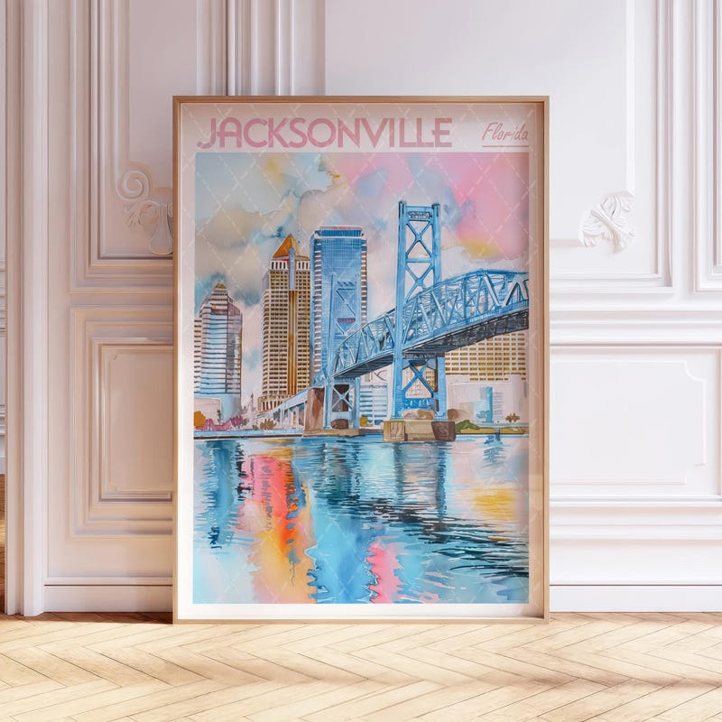 Jacksonville Collage Print - Etsy