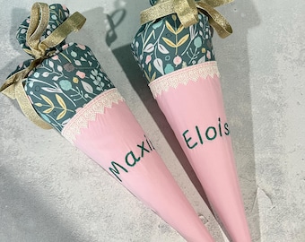 Little German School Cone | 13 inch | Schultüte | Zuckertüte | Einschulung | First day of school | Cone gift bag | Treat bag