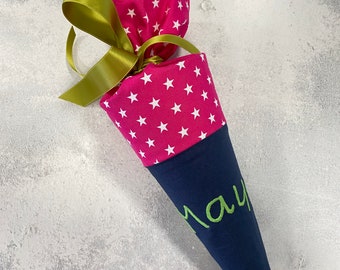Little German School Cone | 13 inch | Schultüte | Zuckertüte | Einschulung | First day of school | Cone gift bag | Treat bag