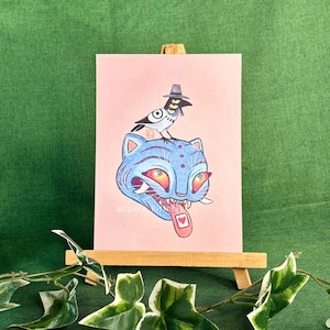 KPop Demon Hunters Derpy and Sussy fanart illustration print by Space Kittcrab