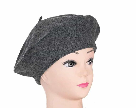 French Wool Beret for Women – Classic Parisian Hat | Warm 