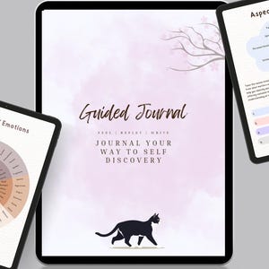 Planificador digital de autocuidado, diario de la rueda de sentimientos y planificador de meditación