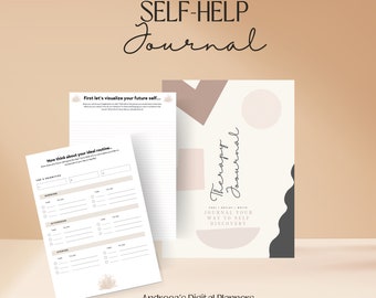 Self Help Journal, Digital Therapy Workbook, Mental Health Journal, Digital Planner 2024, Therapy Journal 2024