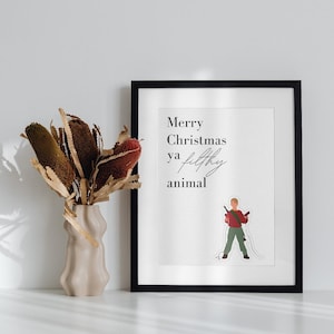 Home Alone - Filthy Animals Print - Wall Decor - Christmas Print - Christmas Gift