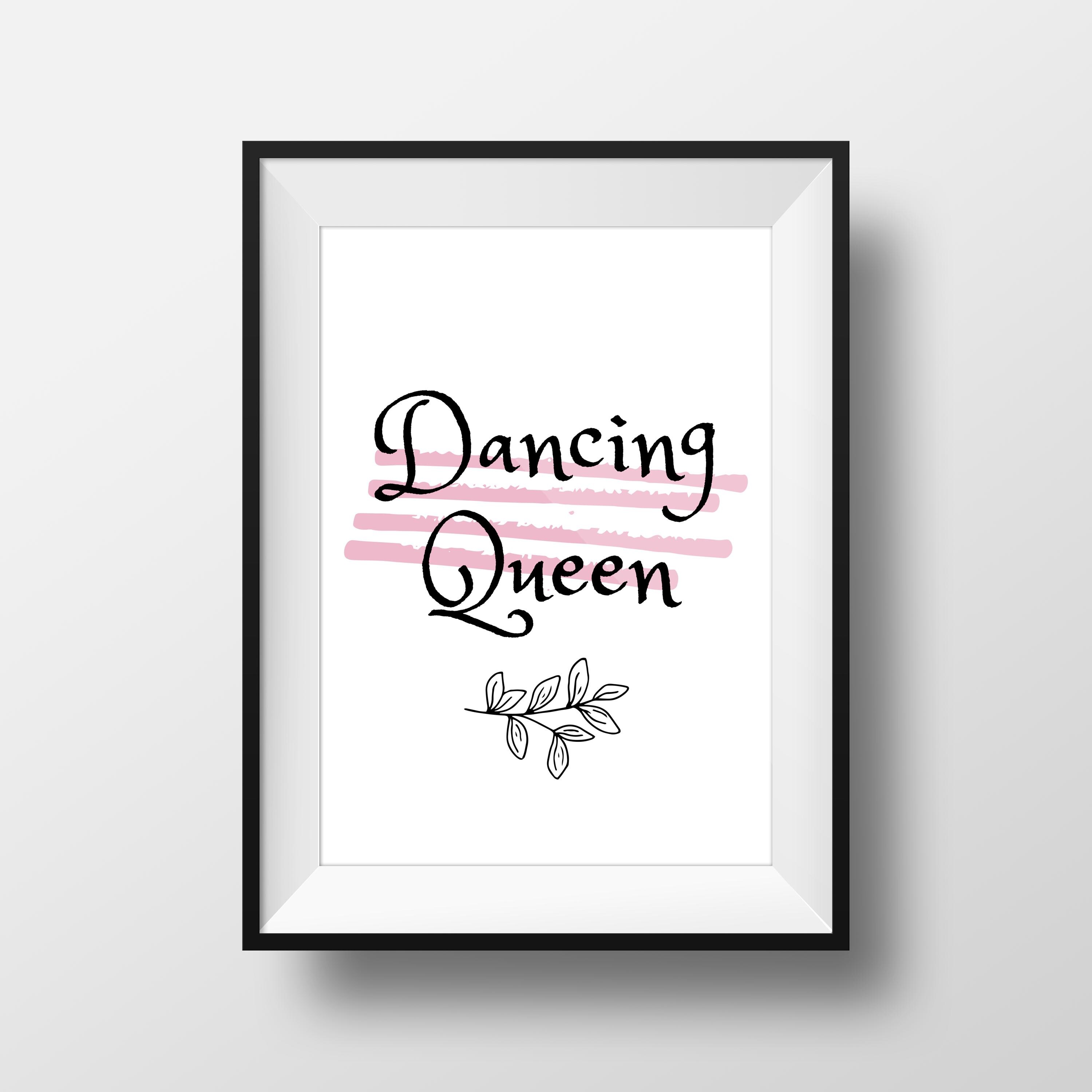 DANCING QUEEN Print - Mamma Mia - Movie Print - Gift Ideas - Etsy