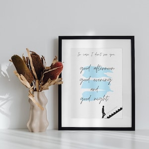 Die Truman Show - Guten Tag, guten Abend & gute Nacht - Film Print - Geschenkideen