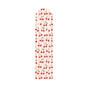 Cherry Stripes Bookmark | Cute Reading Accessory, Gift for Book Lovers, Journal Decor, Ideal for Students and Teachers