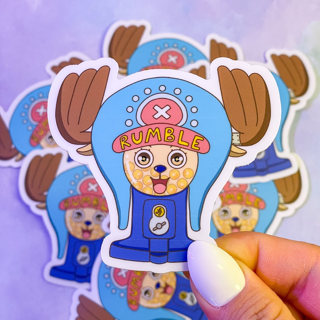 Chopper Rumble Ball Machine Sticker Etsy