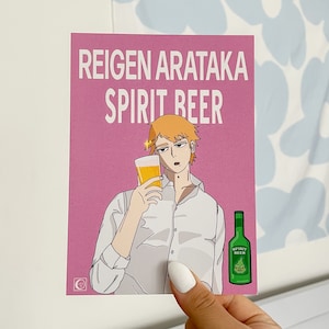 Reigen Arataka Beer Ad Art Print