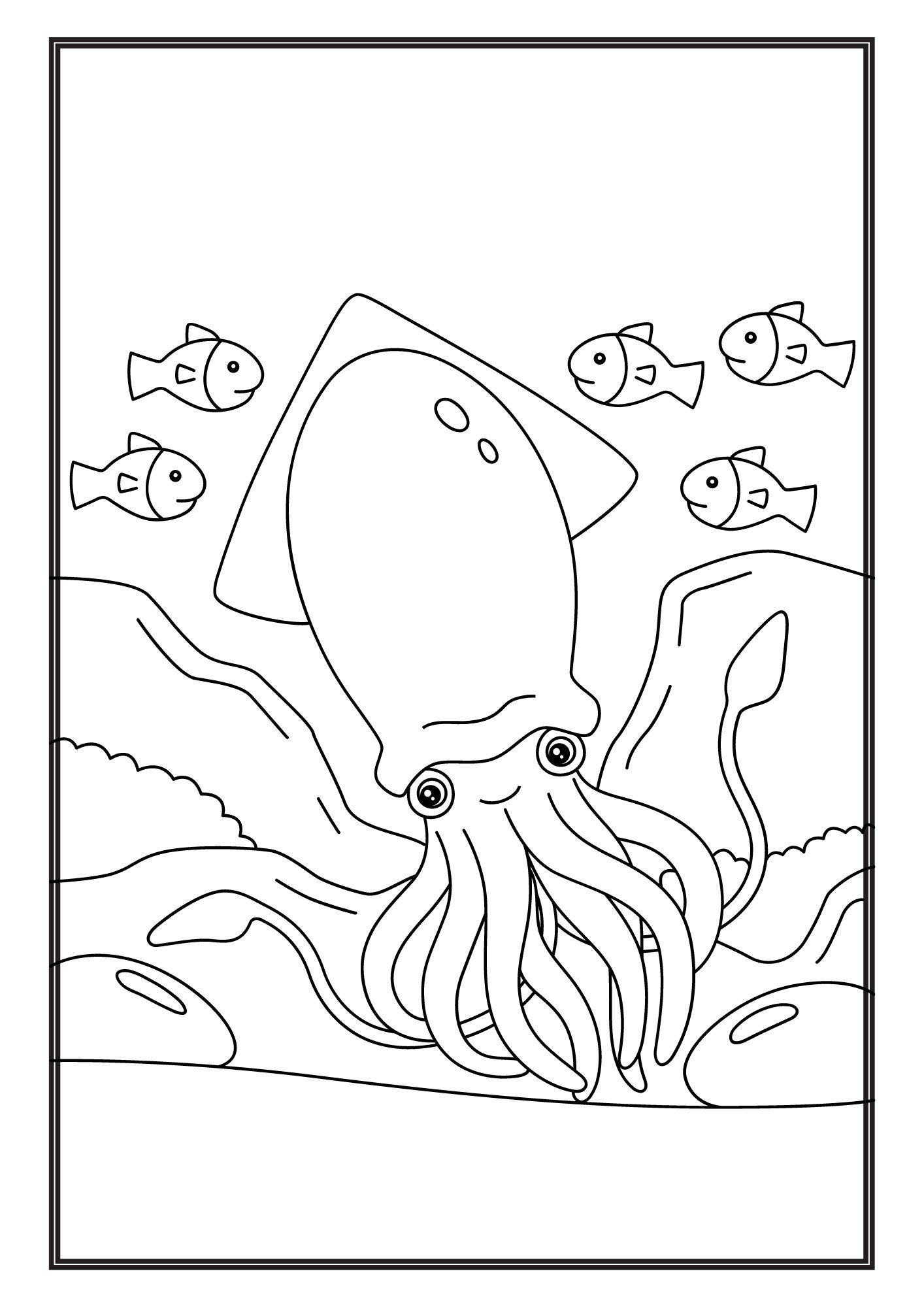 sea-life-colouring-pages-for-kids-24-pages-of-exciting-sea-etsy