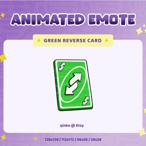 Custom Discord Emoji — uno reverse card (blue/yellow,/red/green