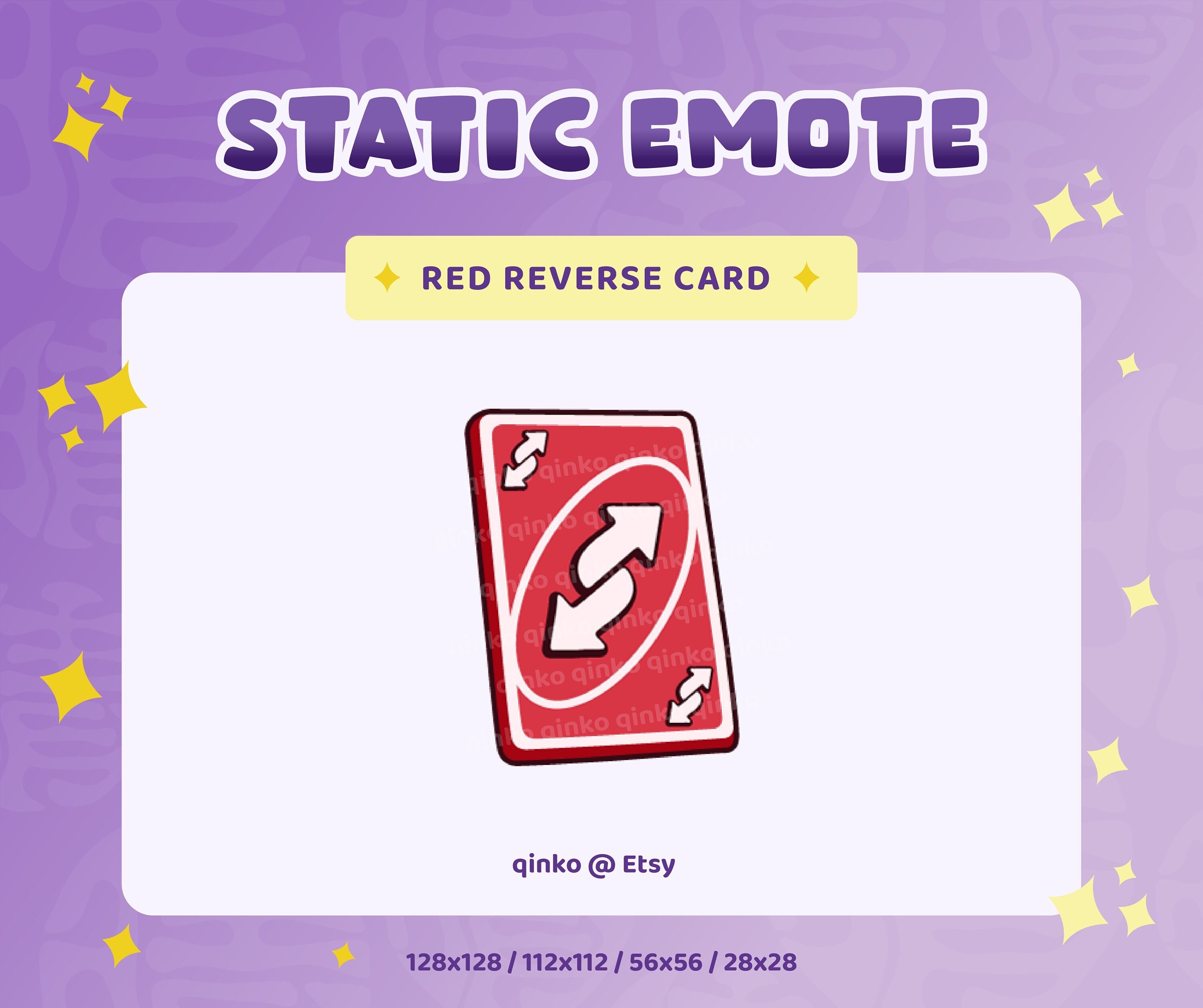 Red Uno Reverse Card Sticker for Sale by SnotDesigns