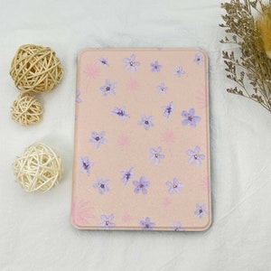 Purple Flowers Kindle Case for Personalization All New Kindle 6'' Paperwhite 6.8'',Kindle Paperwhite 10th 11th Cover,Kindle Sleeve