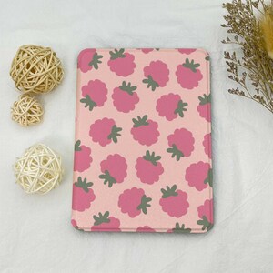 Pink Strawberry Kindle Case for Personalization All New Kindle 6'' 2022 Paperwhite 6.8'',Kindle Paperwhite 10th 11th Cover,Kindle Sleeve