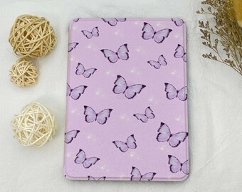 Purple Butterflies Kindle Case for Personalization All New Kindle 6'' Paperwhite 6.8'',Kindle Paperwhite 10th 11th Cover,Kindle Sleeve