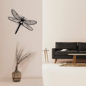 Dragonfly metal wall art, Exquisite Dragon Fly Metal Wall Art, metal wall art, wall décor for living room, Best gift, Living room wall art.