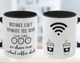 Tasse à café Best Friend, 11oz, Cadeau pour le meilleur ami, La distance ne peut pas séparer le lien