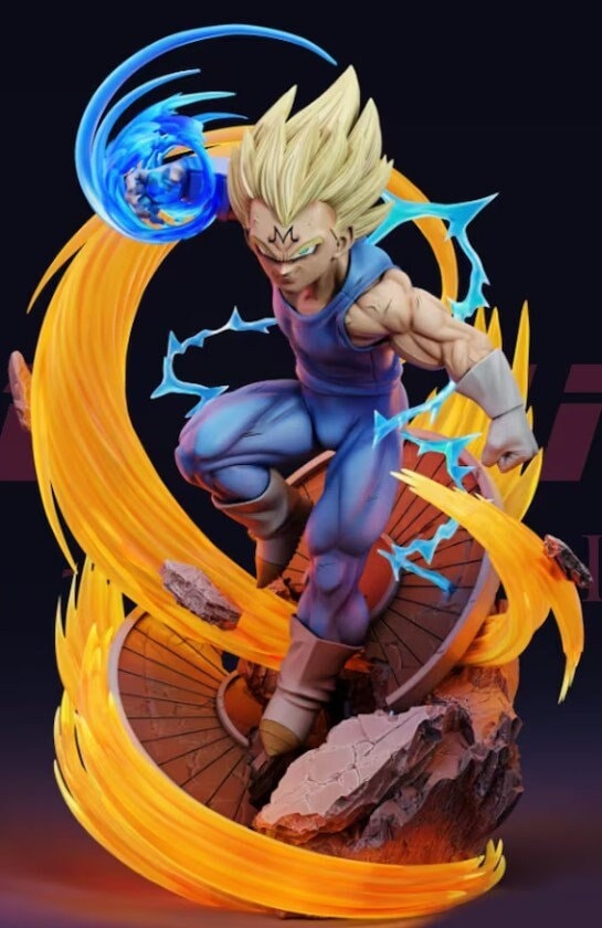 Fichier 3D Majin Vegeta - Dragon Ball Z 🐉・Design pour imprimante