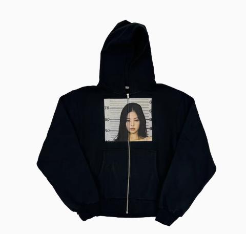 送料関税込み■EMOTIONALLY UNAVAILABLE■Jennie Hoodie★大人気 Jennie Kim Mugshot Hoodie Cropped Y2K Vintage - Etsy
