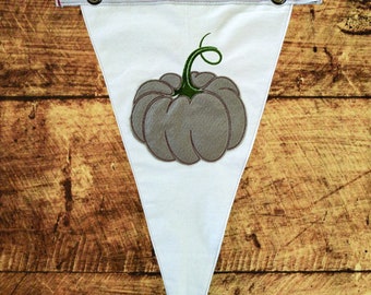 Hand Made Vintage-Style Pumpkin Flag