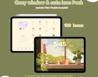 Icons pack | Cozy phone theme | cute icons | Cute phone theme | Aesthetic phone theme | iOS , Android |student app icons | custom icons