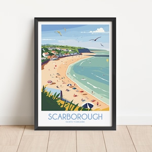 Scarborough Travel Poster Digital Download
