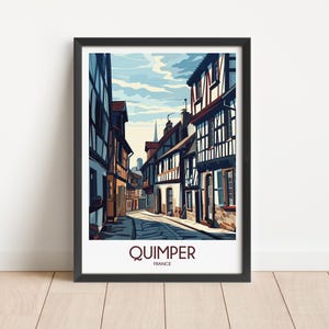Quimper Travel Poster Digital Download