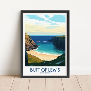 Butt Of Lewis Travel Poster Digital Download