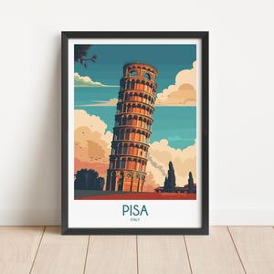 Pisa Travel Poster Digital Download